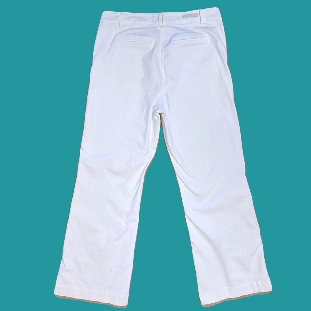 Soft Surroundings White Denim Jeans Size 14 Preowned - Picture 2 of 4